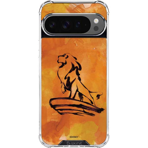 Disney The Lion King Mufasa Water Color Art Google Pixel 10 Pro Clear Case