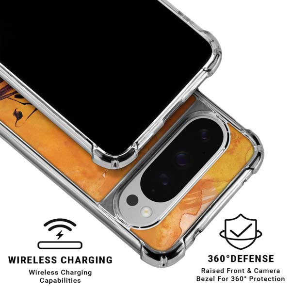 Disney The Lion King Mufasa Water Color Art Google Pixel 10 Pro Clear Case