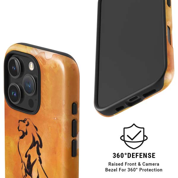 Disney The Lion King Mufasa Water Color Art iPhone 16 Pro Max Magsafe Impact Case