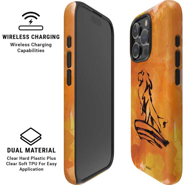Disney The Lion King Mufasa Water Color Art iPhone 16 Pro Max Magsafe Impact Case