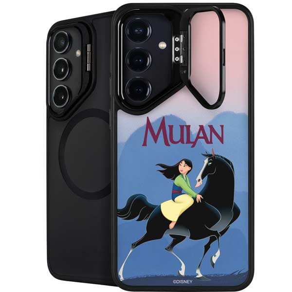 Disney Mulan Riding Khan Galaxy S26 Plus Kickstand Case