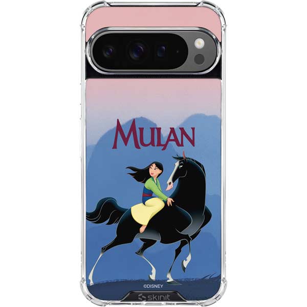 Disney Mulan Riding Khan Google Pixel 10 Pro Clear Case