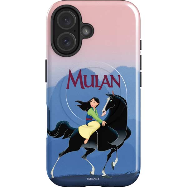 Disney Mulan Riding Khan iPhone 16 Plus Magsafe Impact Case