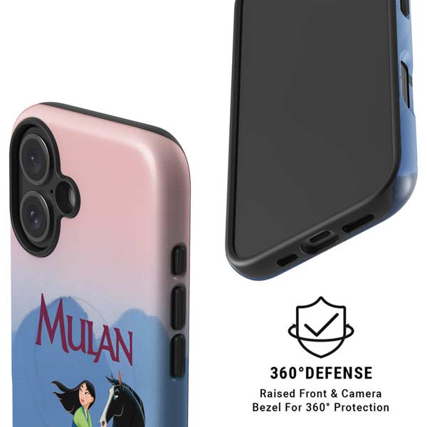 Disney Mulan Riding Khan iPhone 16 Plus Magsafe Impact Case
