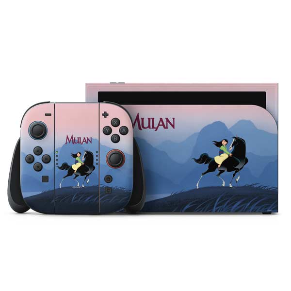 Disney Mulan Riding Khan Nintendo Skins