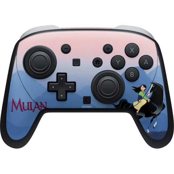Disney Mulan Riding Khan Nintendo Switch 2 (2025) Pro Controller Skin