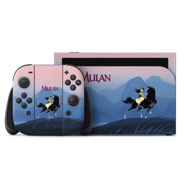 Disney Mulan Riding Khan Nintendo Skins