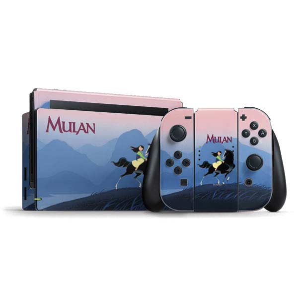 Disney Mulan Riding Khan Nintendo Skins
