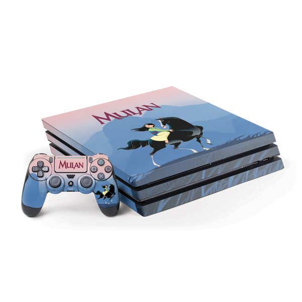 Disney Mulan Riding Khan PlayStation PS4 Skins