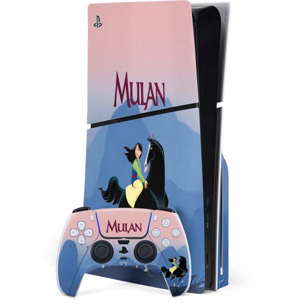 Disney Mulan Riding Khan PlayStation PS5 Skins