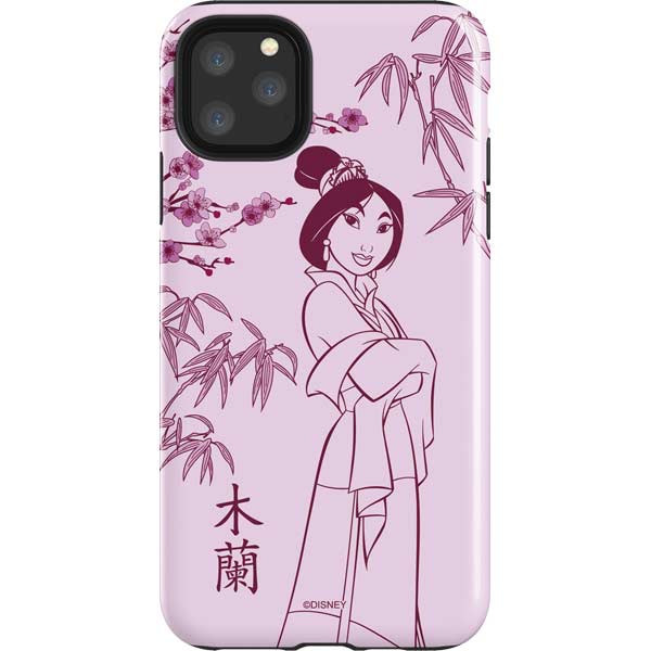 Disney Mulan Character Art iPhone Cases