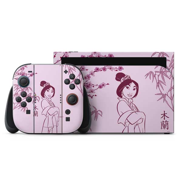 Disney Mulan Character Art Nintendo Switch 2 (2025) with Joy-Con Skin