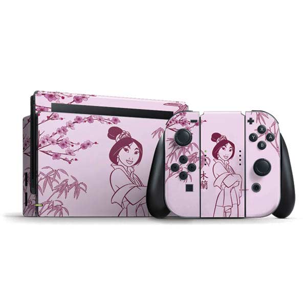 Disney Mulan Character Art Nintendo Skins