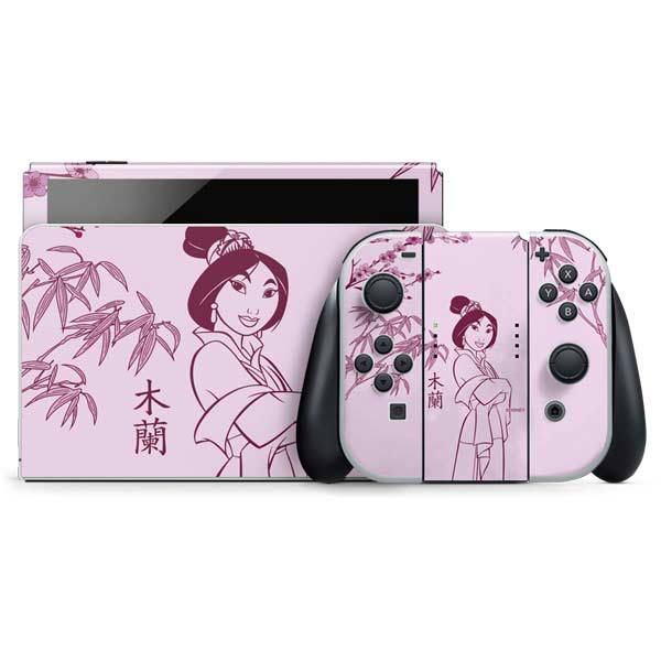 Disney Mulan Character Art Nintendo Skins