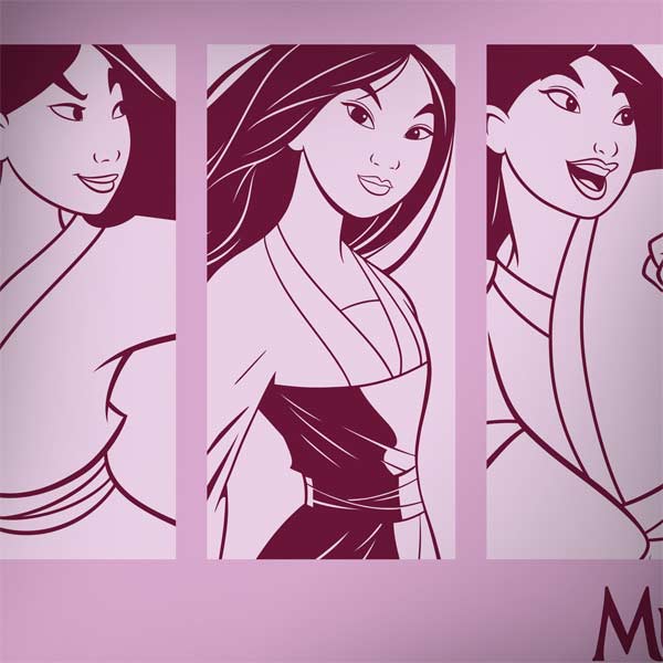Disney Mulan Personalities MacBook Skins