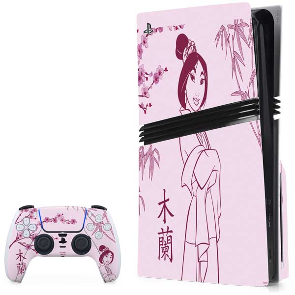 Disney Mulan Character Art PlayStation PS5 Skins