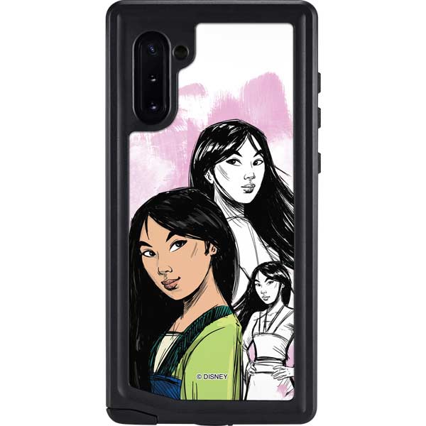 Disney Princess Mulan Sketch Galaxy Cases
