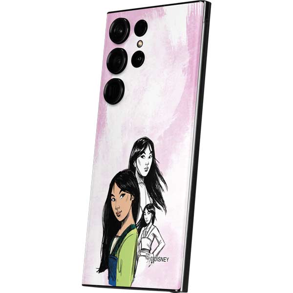 Disney Princess Mulan Sketch Galaxy Skins