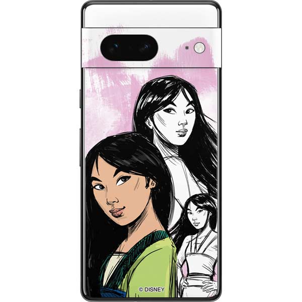 Disney Princess Mulan Sketch Pixel Skins