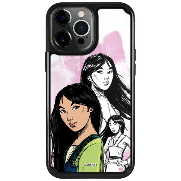 Disney Princess Mulan Sketch iPhone Cases