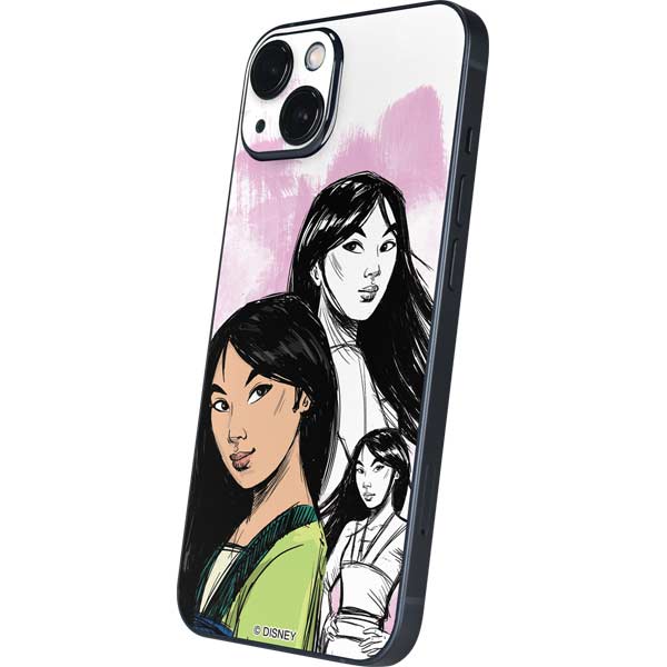 Disney Princess Mulan Sketch iPhone Skins
