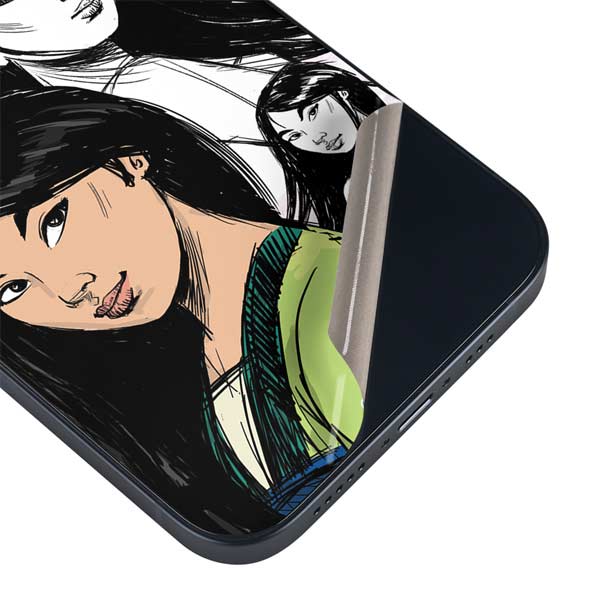 Disney Princess Mulan Sketch iPhone Skins