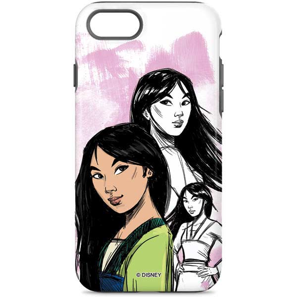 Disney Princess Mulan Sketch iPhone Cases