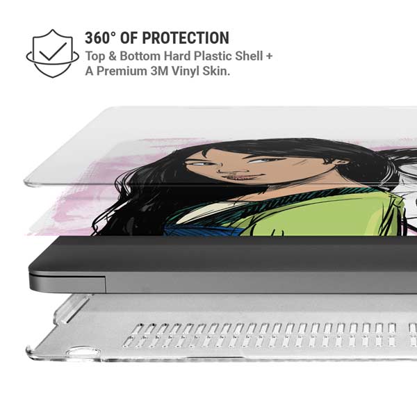 Disney Princess Mulan Sketch MacBook Cases