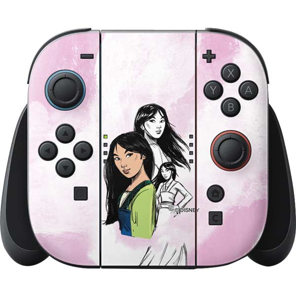 Disney Princess Mulan Sketch Nintendo Skins