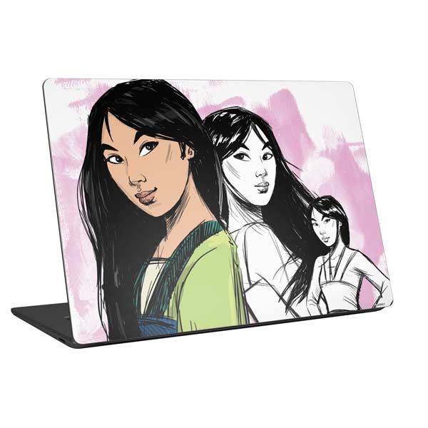 Disney Princess Mulan Sketch Laptop Skins