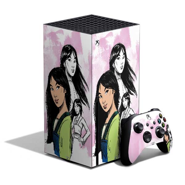 Disney Princess Mulan Sketch Xbox Series X Skins