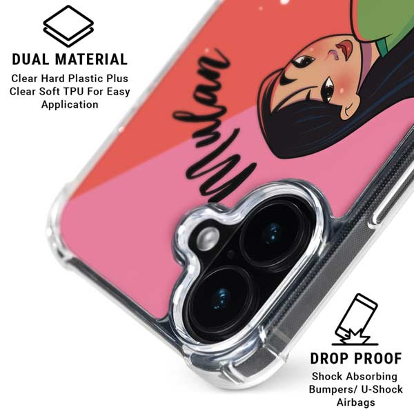 Disney Princess Mulan Art iPhone 16 MagSafe Case