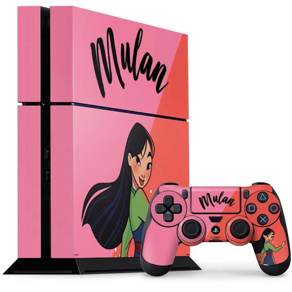 Disney Princess Mulan Art PlayStation PS4 Skins