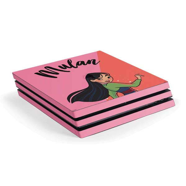 Disney Princess Mulan Art PlayStation PS4 Skins