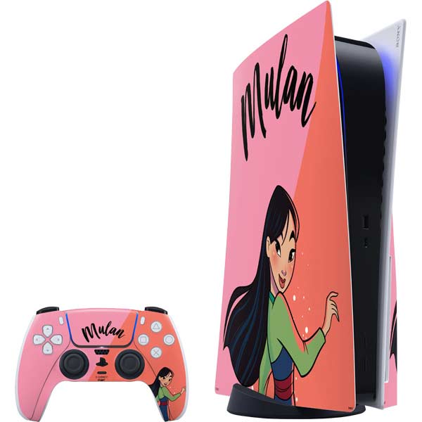 Disney Princess Mulan Art PlayStation PS5 Skins