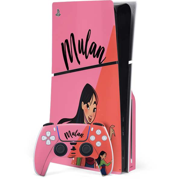 Disney Princess Mulan Art PlayStation PS5 Skins