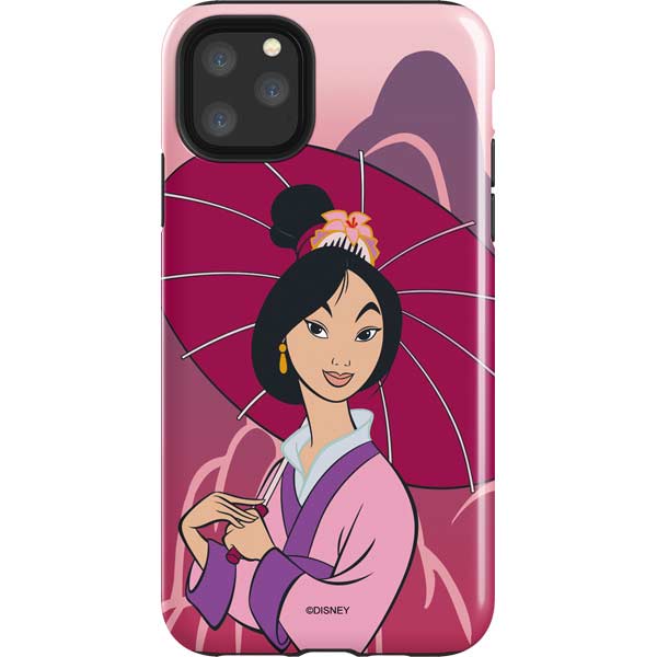 Disney Mulan with Umbrella iPhone Cases
