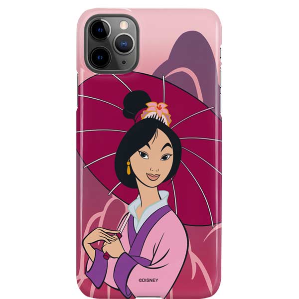 Disney Mulan with Umbrella iPhone Cases