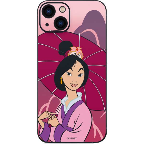 Disney Mulan with Umbrella iPhone Skins