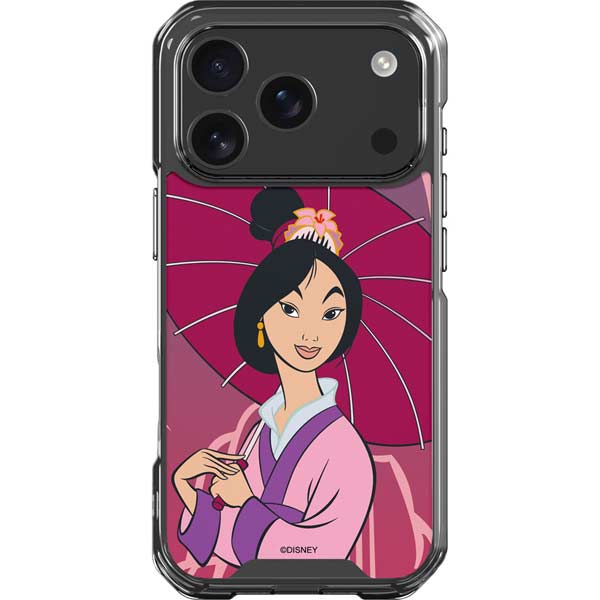 Disney Mulan with Umbrella iPhone 17 Pro Clear Case