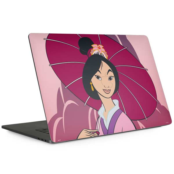 Disney Mulan with Umbrella MacBook Skins