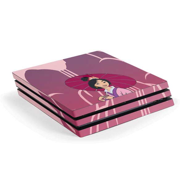 Disney Mulan with Umbrella PlayStation PS4 Skins