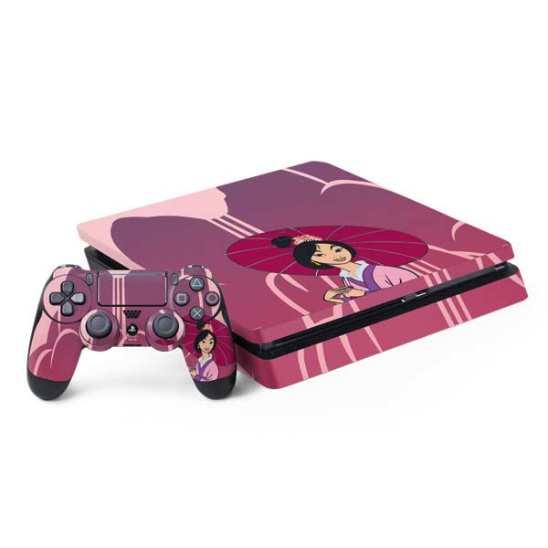 Disney Mulan with Umbrella PlayStation PS4 Skins