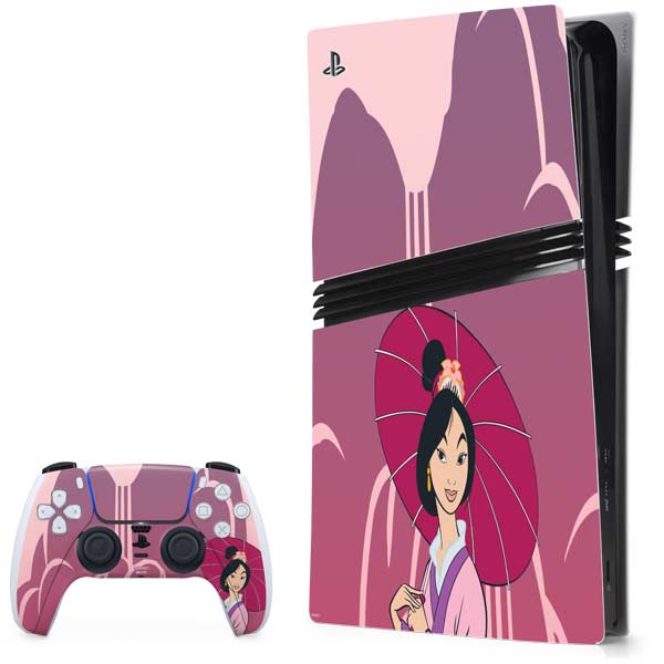 Disney Mulan with Umbrella PlayStation PS5 Skins