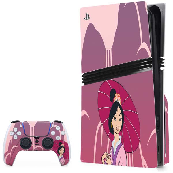 Disney Mulan with Umbrella PlayStation PS5 Skins