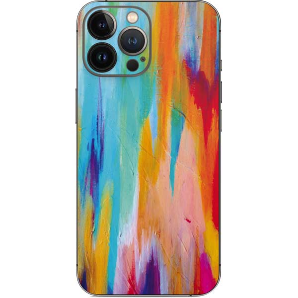 Multicolor Brush Stroke by Etta Vee iPhone 15 Pro Max Skin