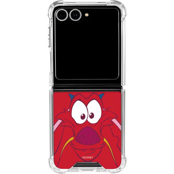 Disney Mulan Mushu Galaxy Z Flip7 Clear Case