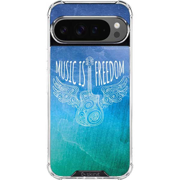 Music Is Freedom Google Pixel 10 Pro XL Clear Case