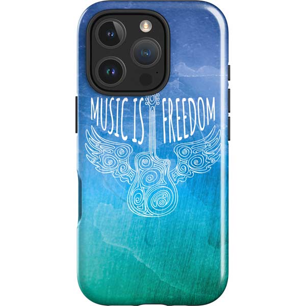 Music Is Freedom iPhone 16 Pro Max Magsafe Impact Case