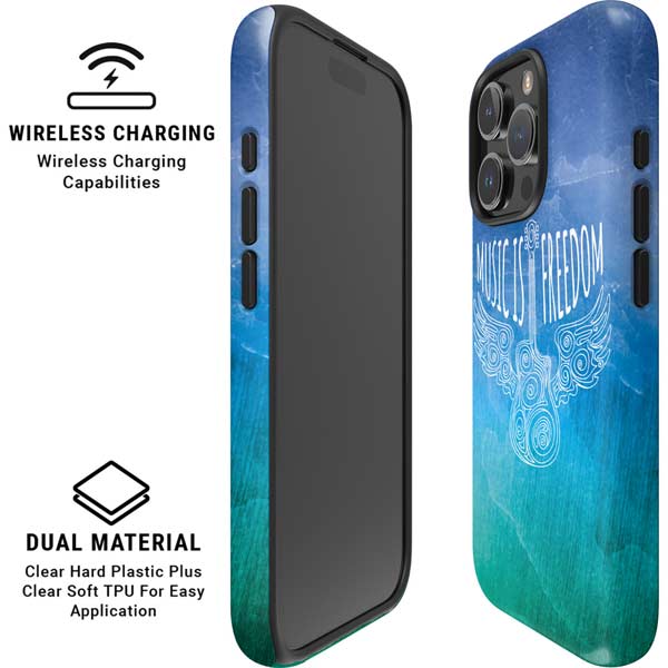 Music Is Freedom iPhone 16 Pro Max Magsafe Impact Case